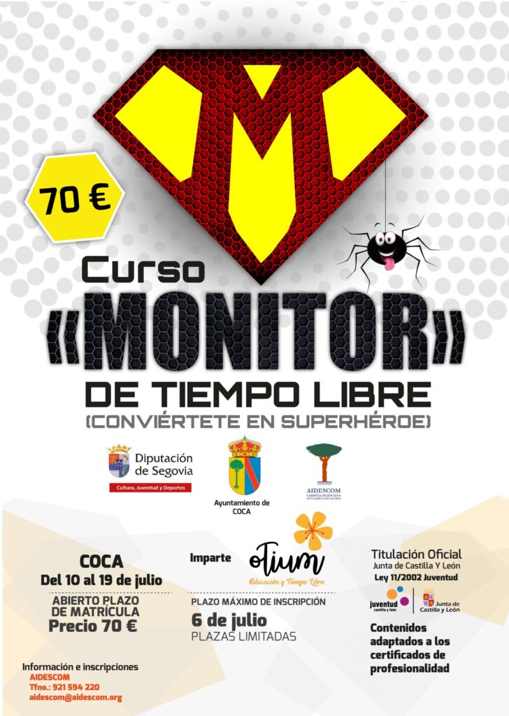 Curso de monitor de tiempo libre de Coca (Julio 2022)