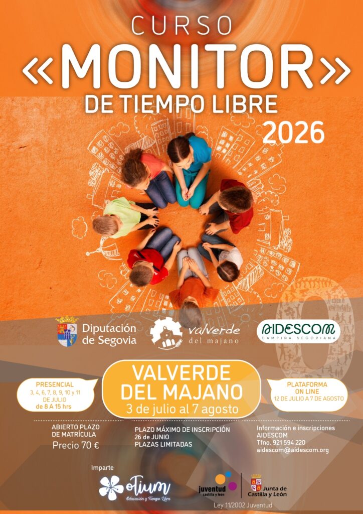 Cartel curso MTL 2026 en Valverde del Majano
